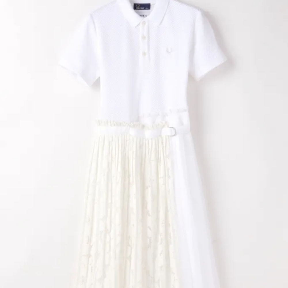 Fred Perry Amd Muveil White Dress